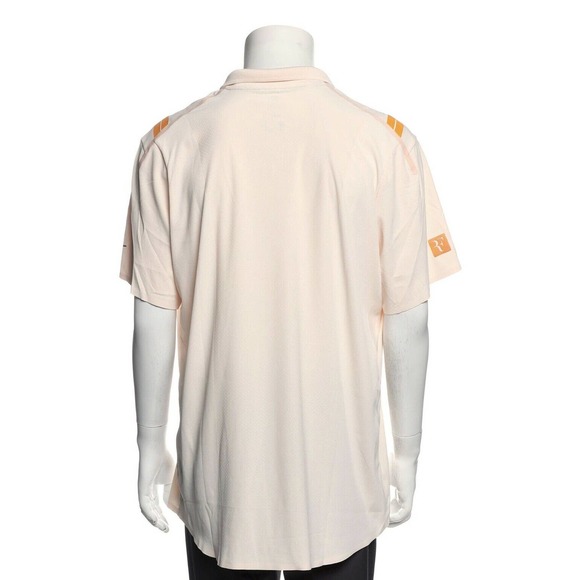 Nike Court RF Advantage Roger Federer Guava Polo Shirt 939080-838 Size XL - Picture 4 of 4